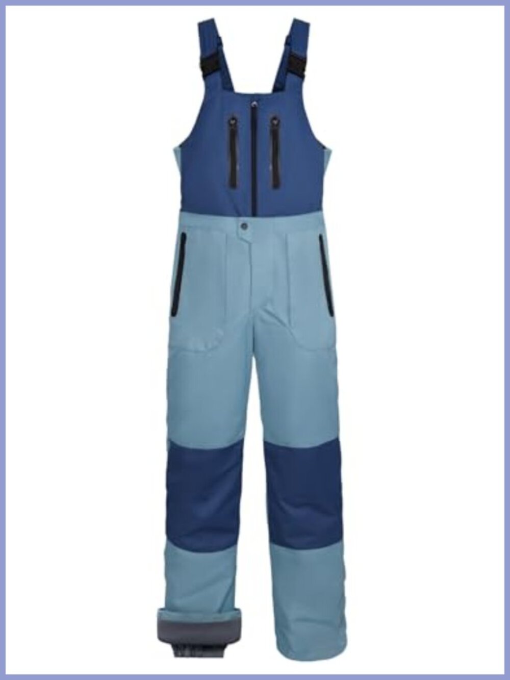 Insulated Ski Bib Overalls Waterproof Snow Pants